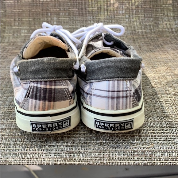 Sperry Topsiders women’s plaid boat shoes - Picture 5 of 8
